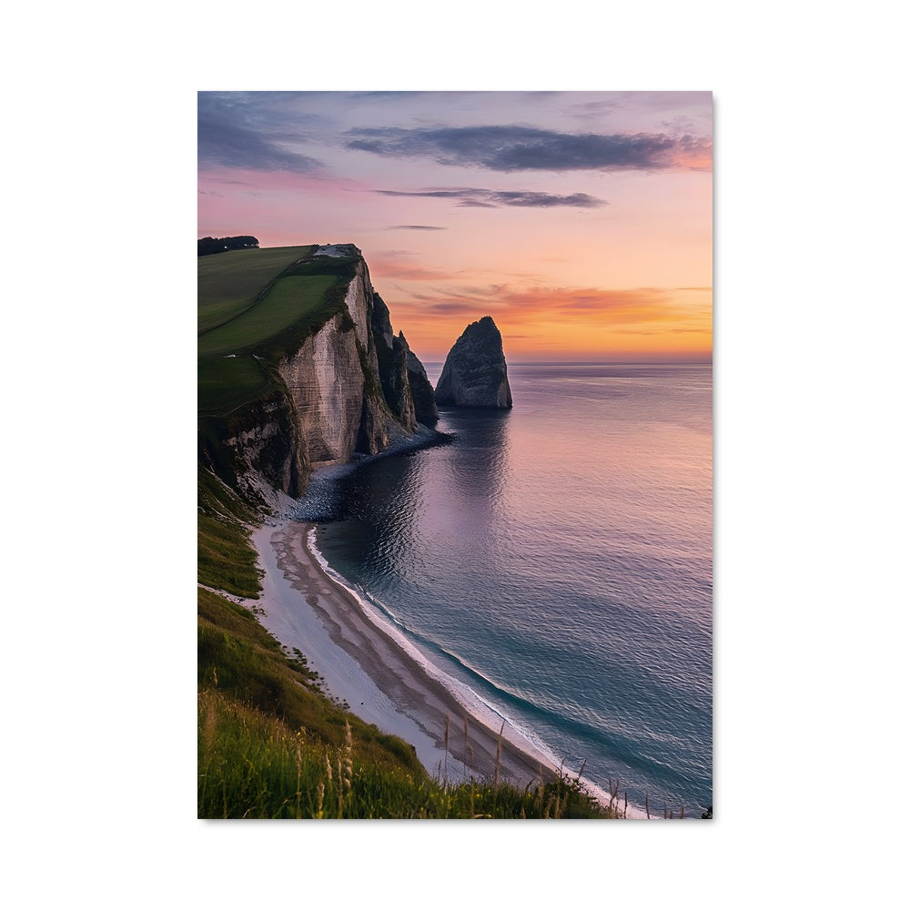 Poster Crépuscule sur les Falaises