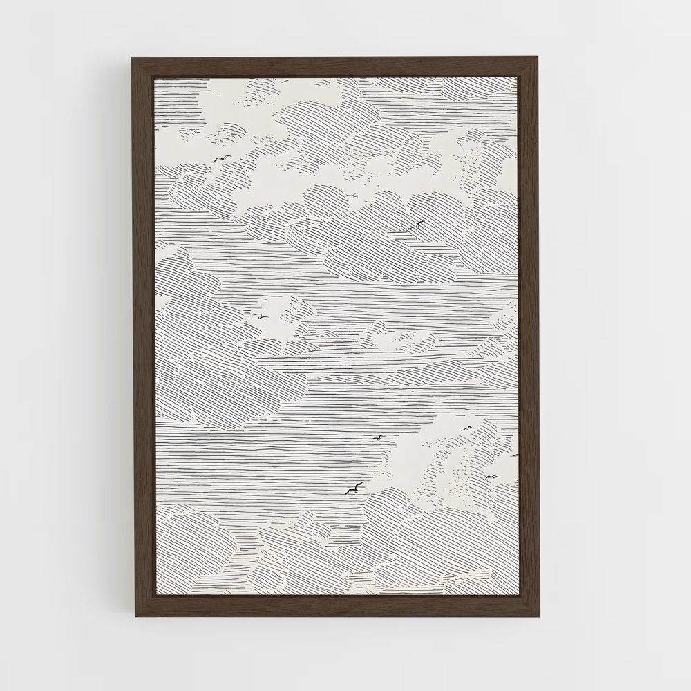 ap-cloud formation-3 cadre Bois foncé