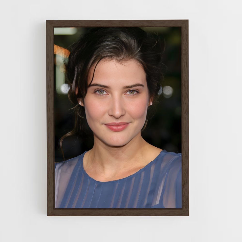 ap-cobie smulders-6 cadre Bois foncé