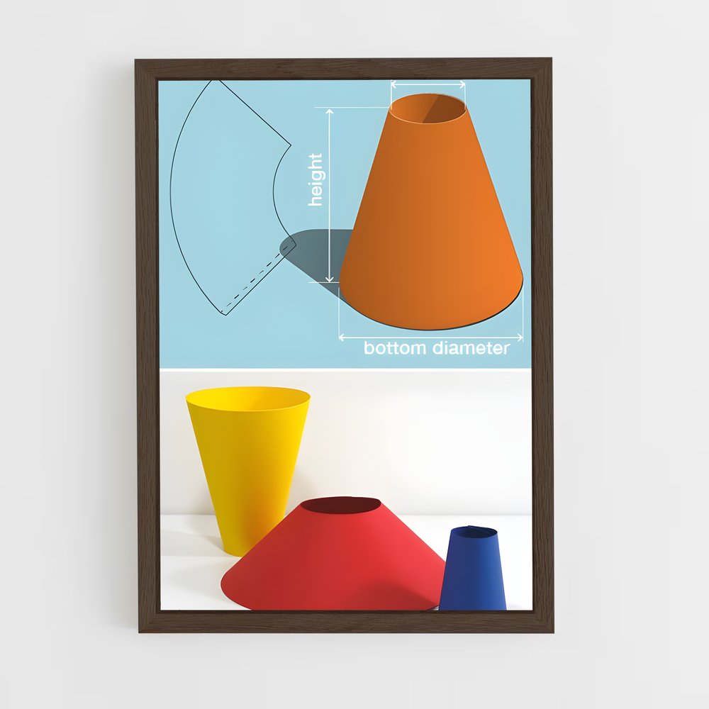 ap-cone-1 cadre Bois foncé