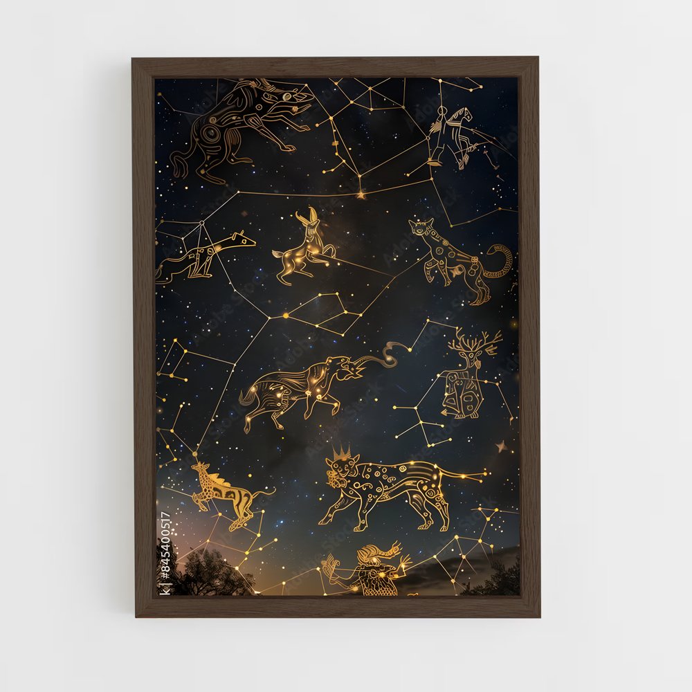 ap-constellation-13 cadre Bois foncé
