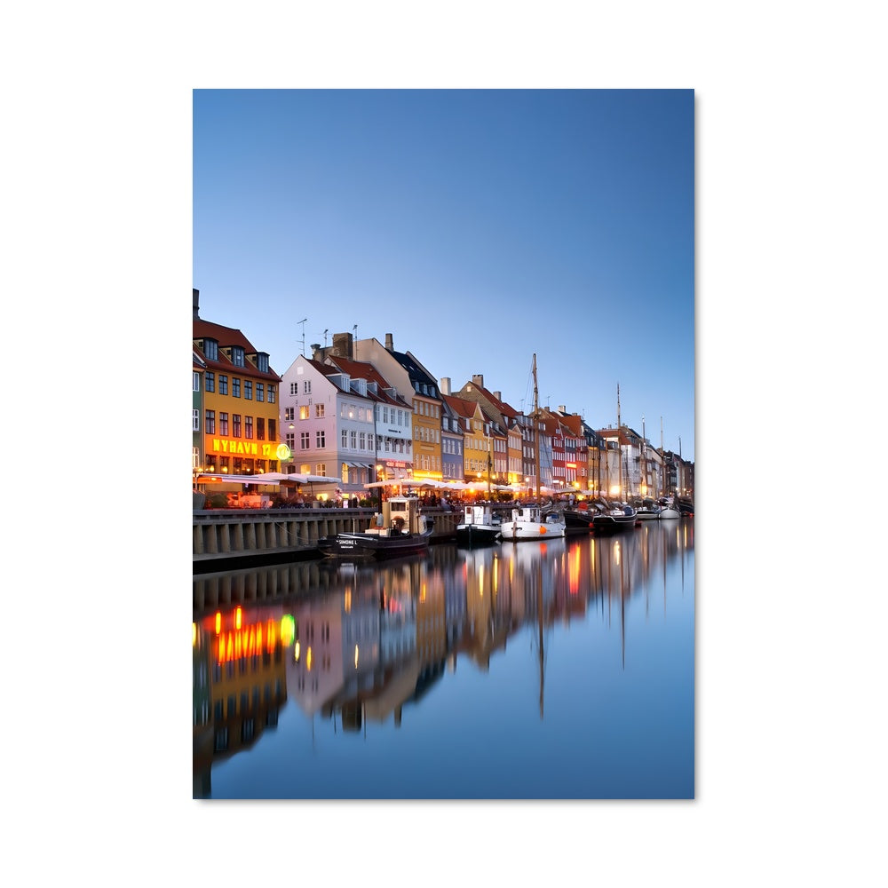Poster Crépuscule à Nyhavn