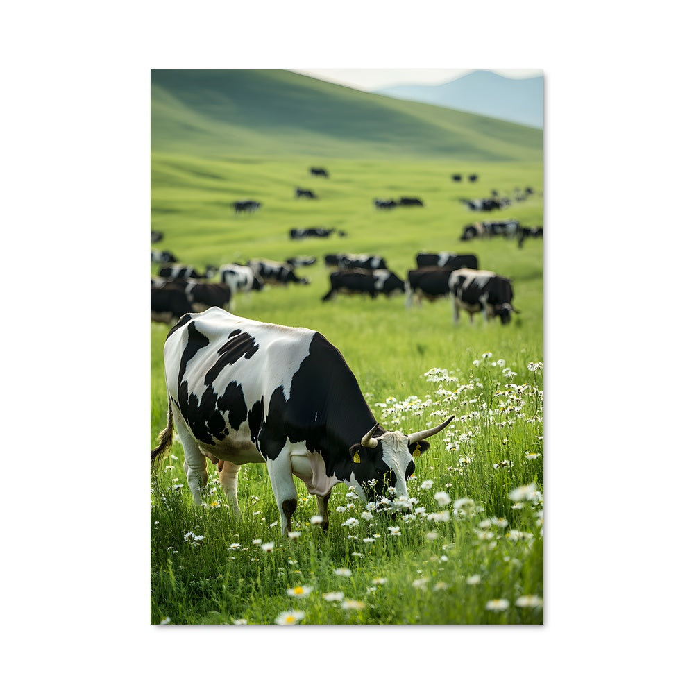 Poster Vache Épicurienne