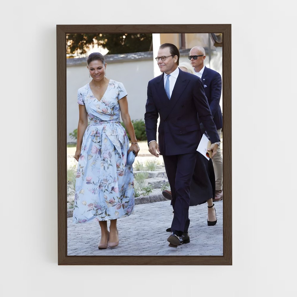 ap-crown princess victoria-4 cadre Bois foncé