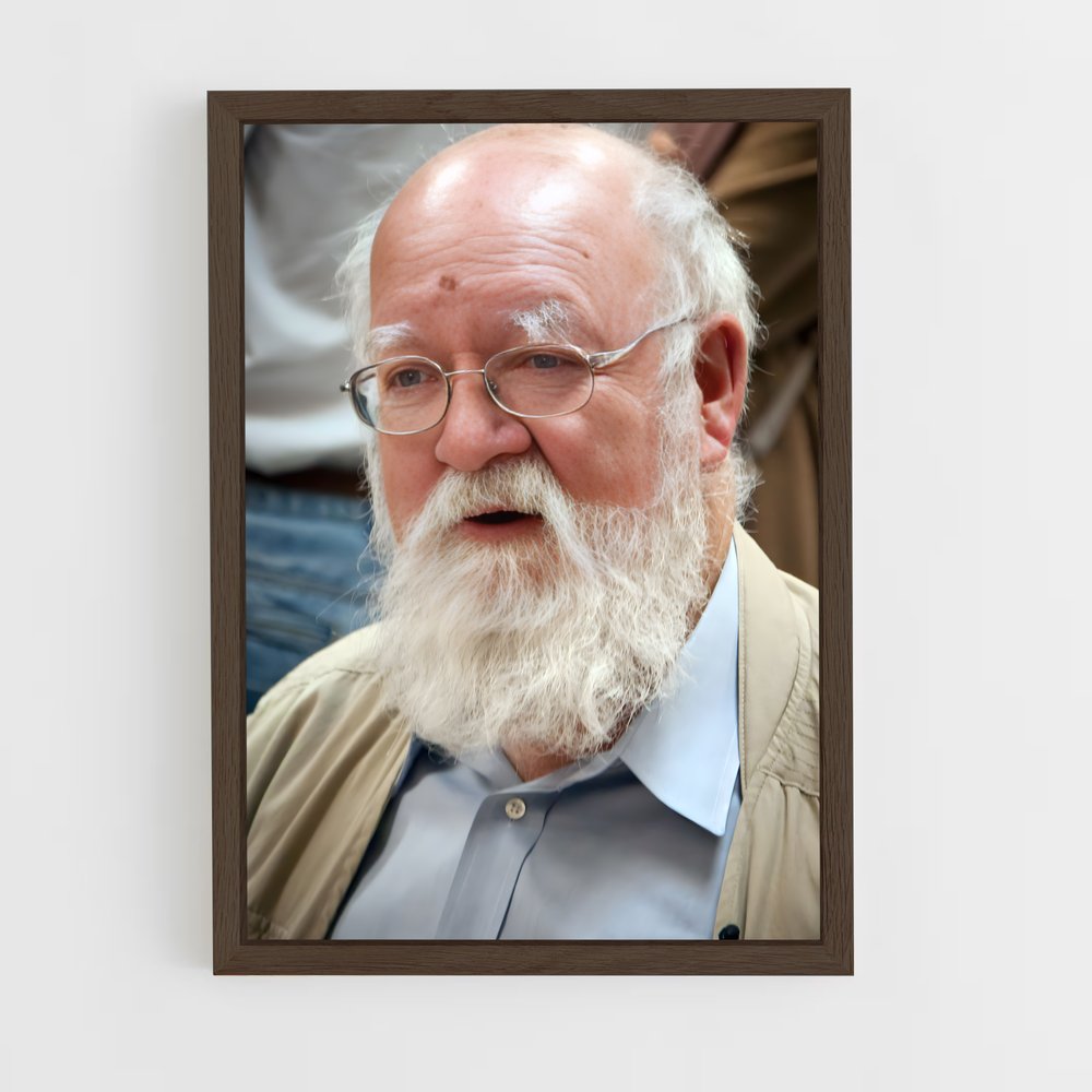 ap-daniel dennett-1 cadre Bois foncé