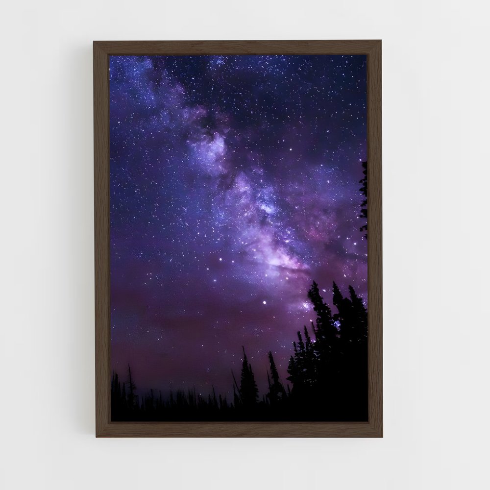 ap-dark sky-4 cadre Bois foncé