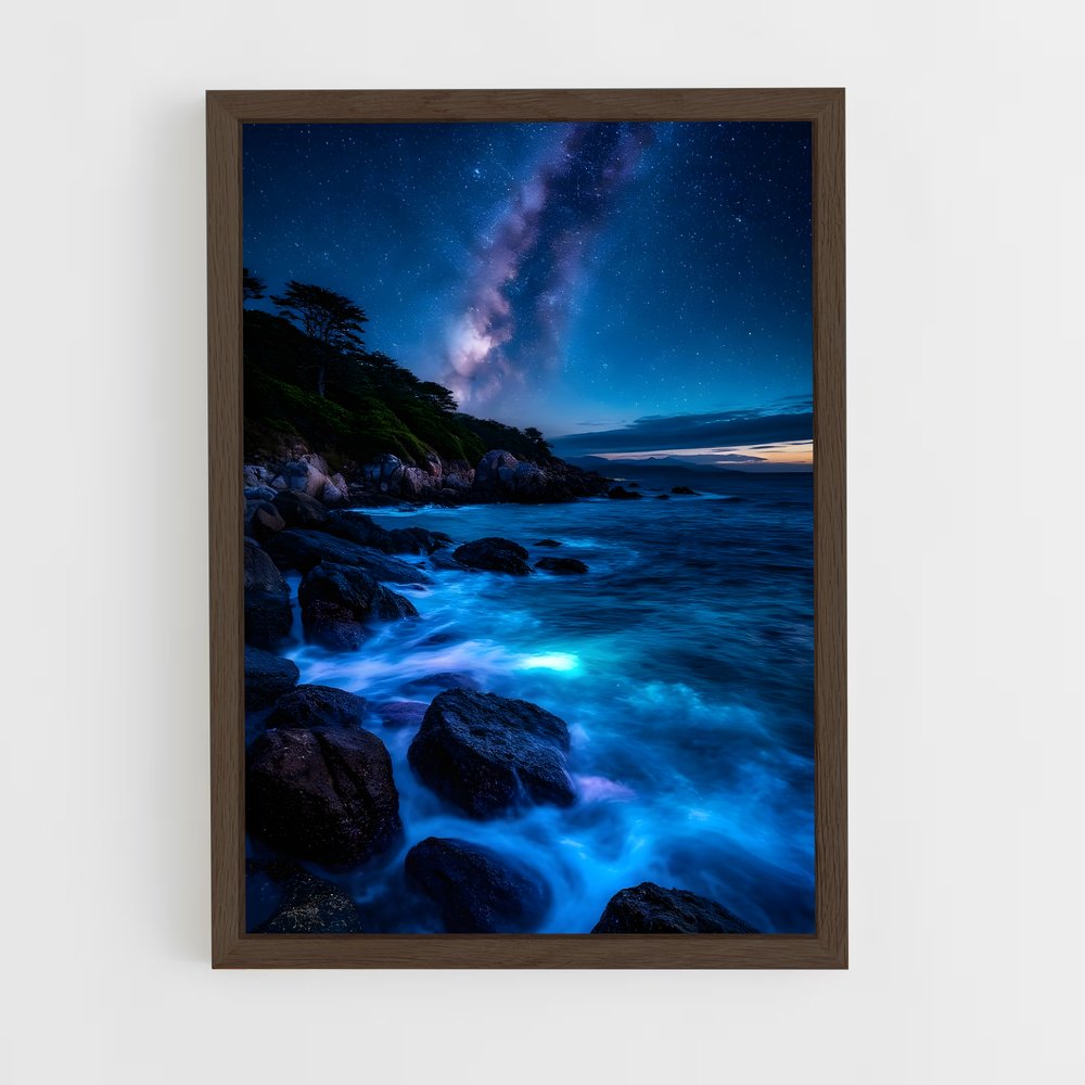 ap-dark sky-6 cadre Bois foncé