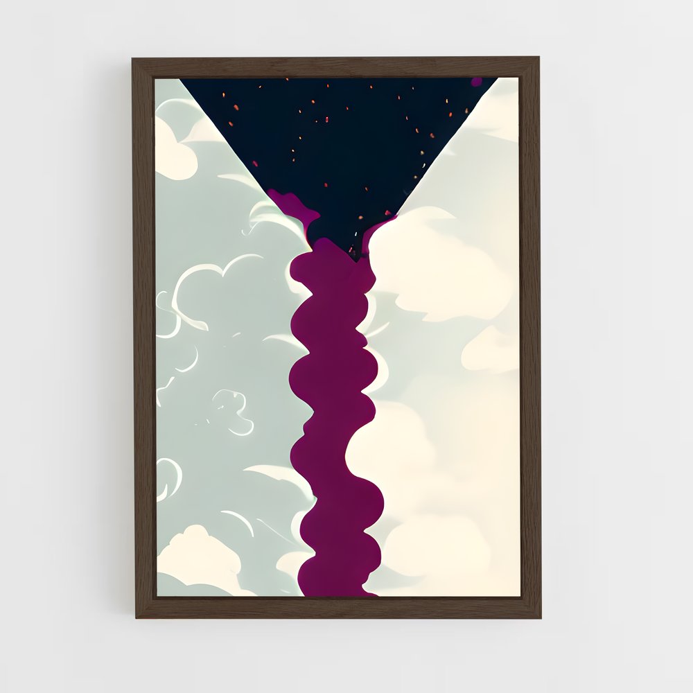 ap-demisexual flag-1 cadre Bois foncé