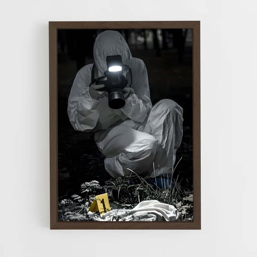ap-detective-1 cadre Bois foncé