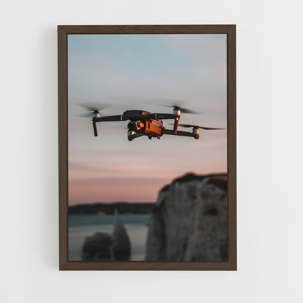 ap-dji mavic-1 cadre Bois foncé