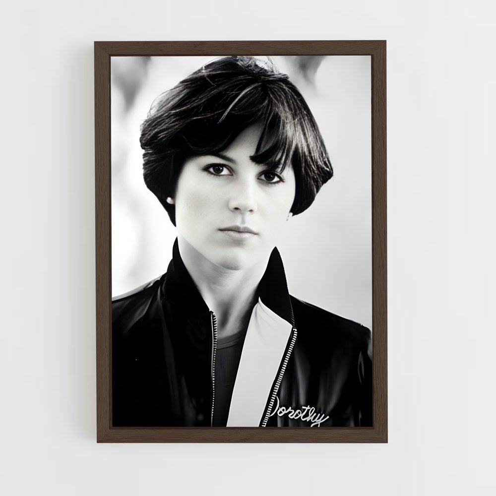 ap-dorothy hamill-1 cadre Bois foncé