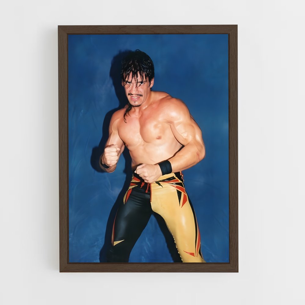 ap-eddie guerrero-1 cadre Bois foncé