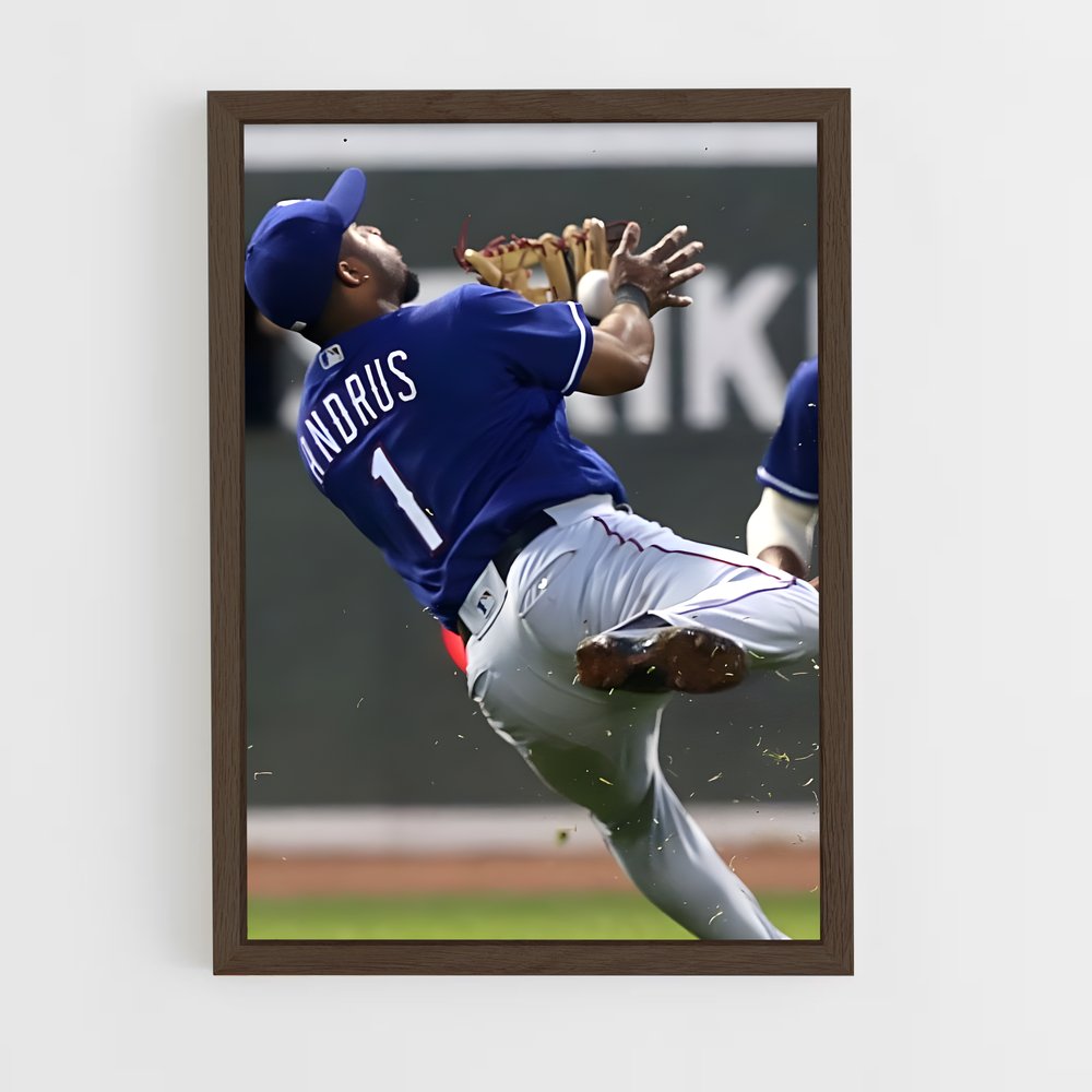 ap-elvis andrus-3 cadre Bois foncé