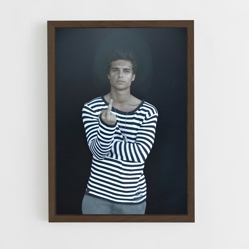 ap-eric saade-5 cadre Bois foncé