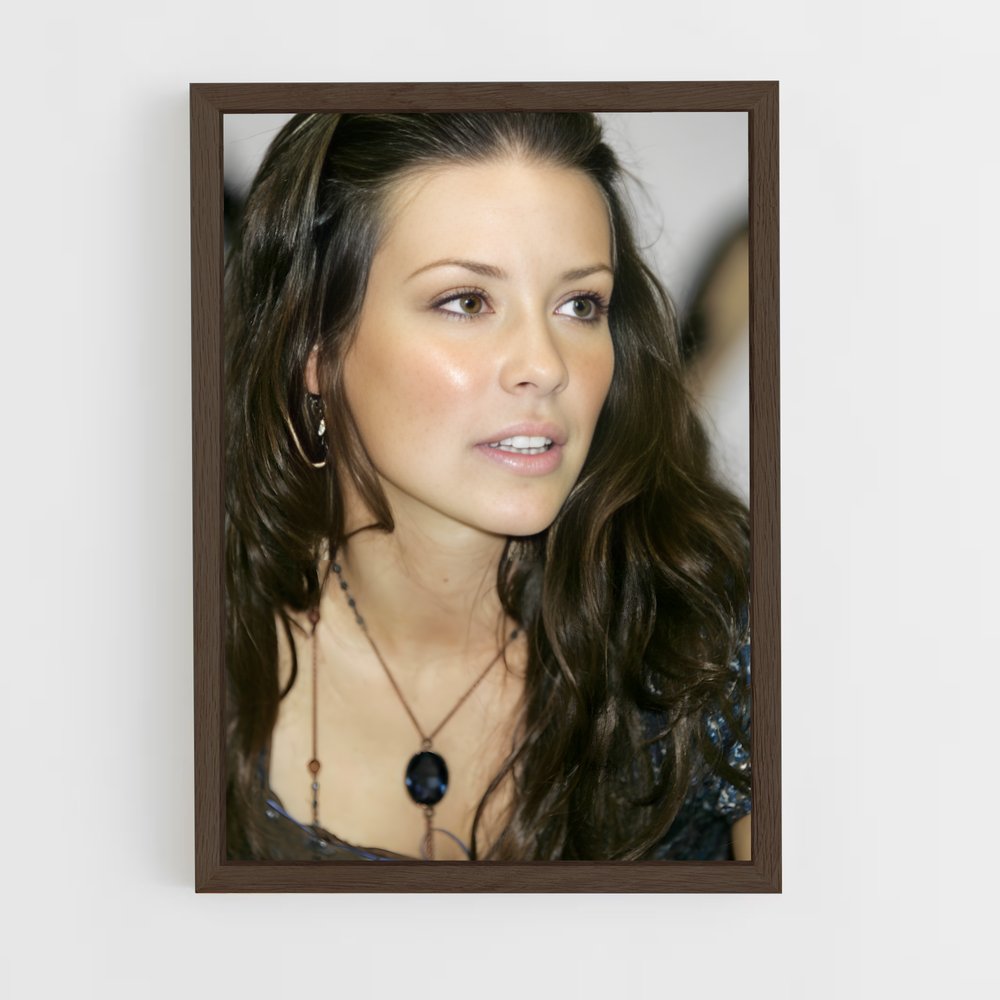 ap-evangeline lilly-8 cadre Bois foncé