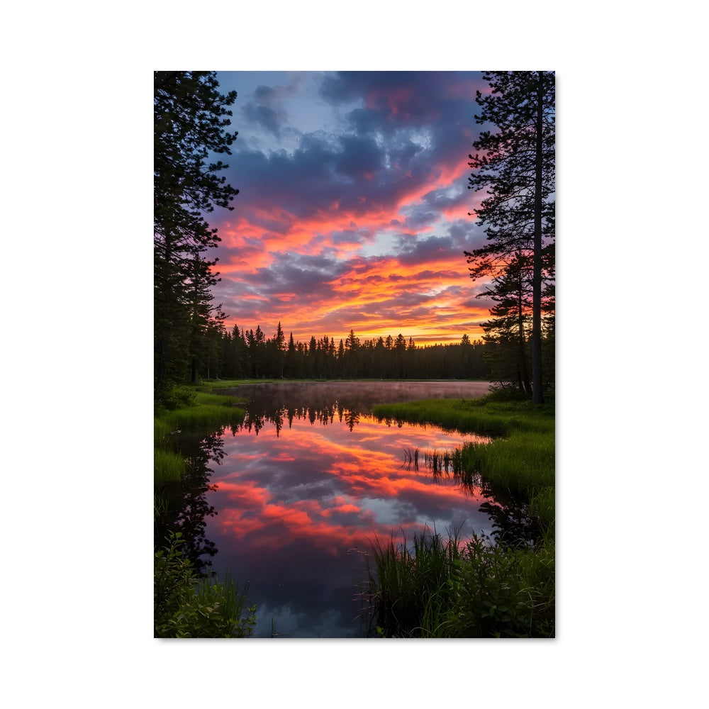 Poster Evening glow 97854