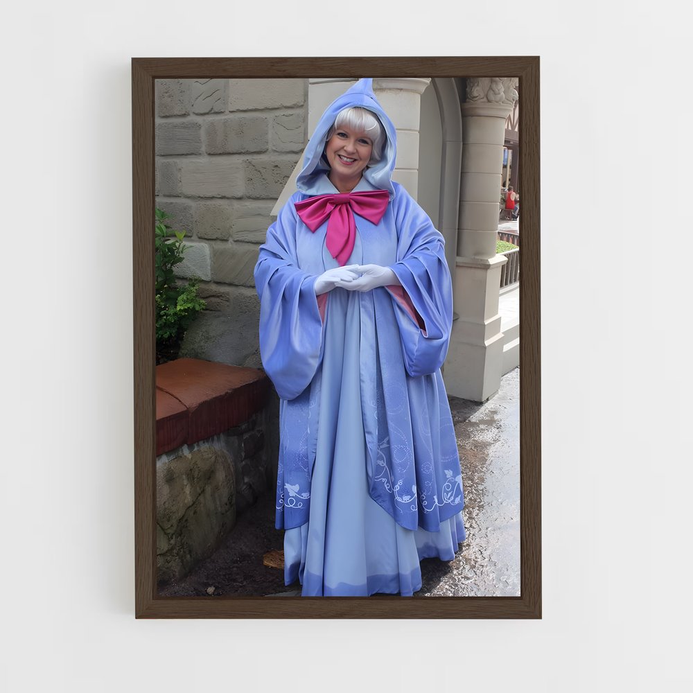 ap-fairy godmother-2 cadre Bois foncé