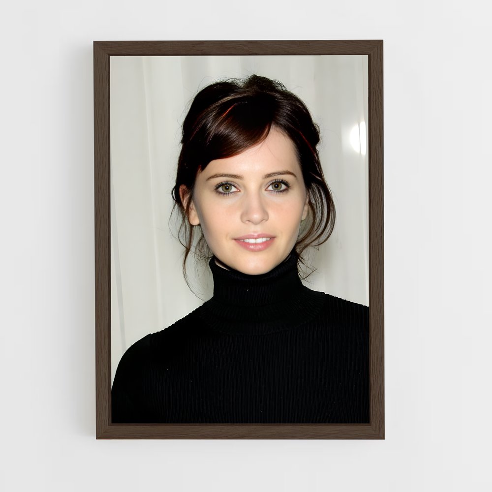 ap-felicity jones-2 cadre Bois foncé