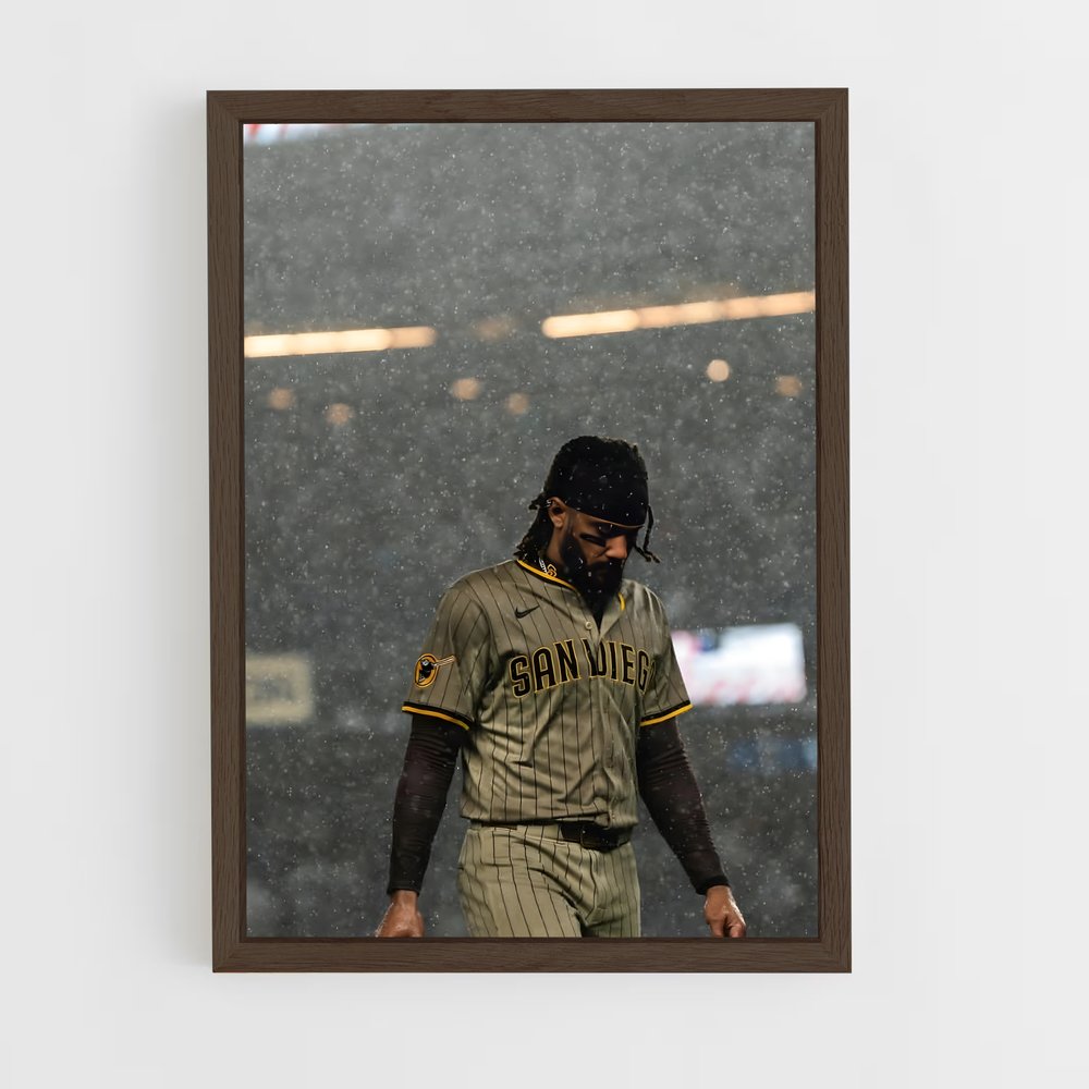 ap-fernando tatis jr-3 cadre Bois foncé