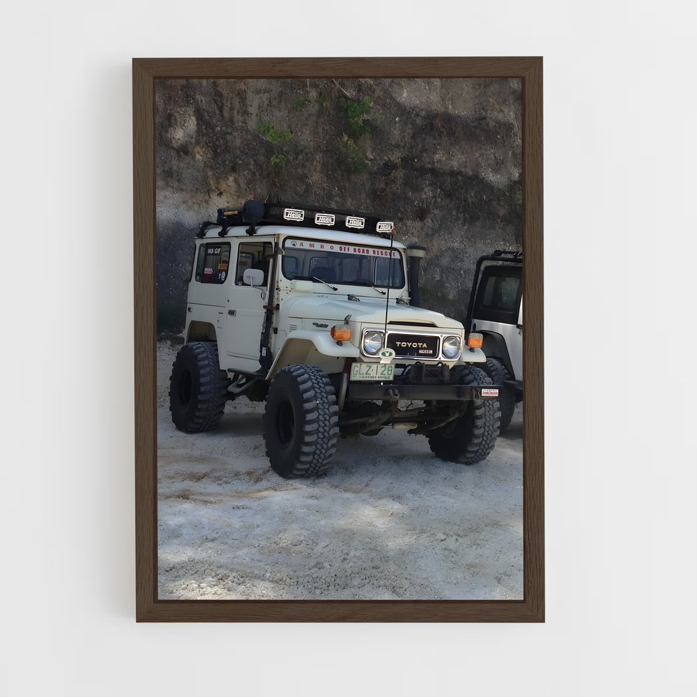 ap-fj40-3 cadre Bois foncé