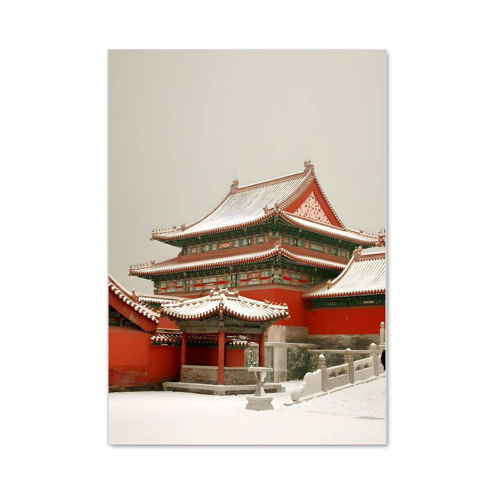 Poster Cité Interdite Enneigée