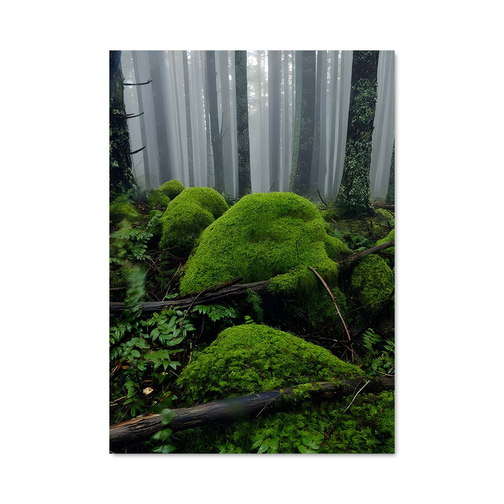 Poster Sous-bois Émeraude