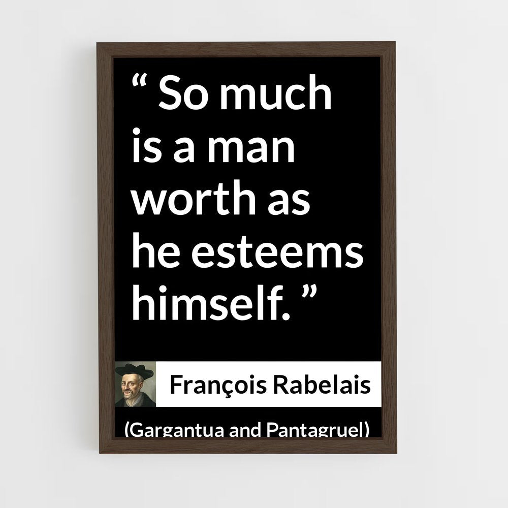 ap-francois rabelais-1 cadre Bois foncé