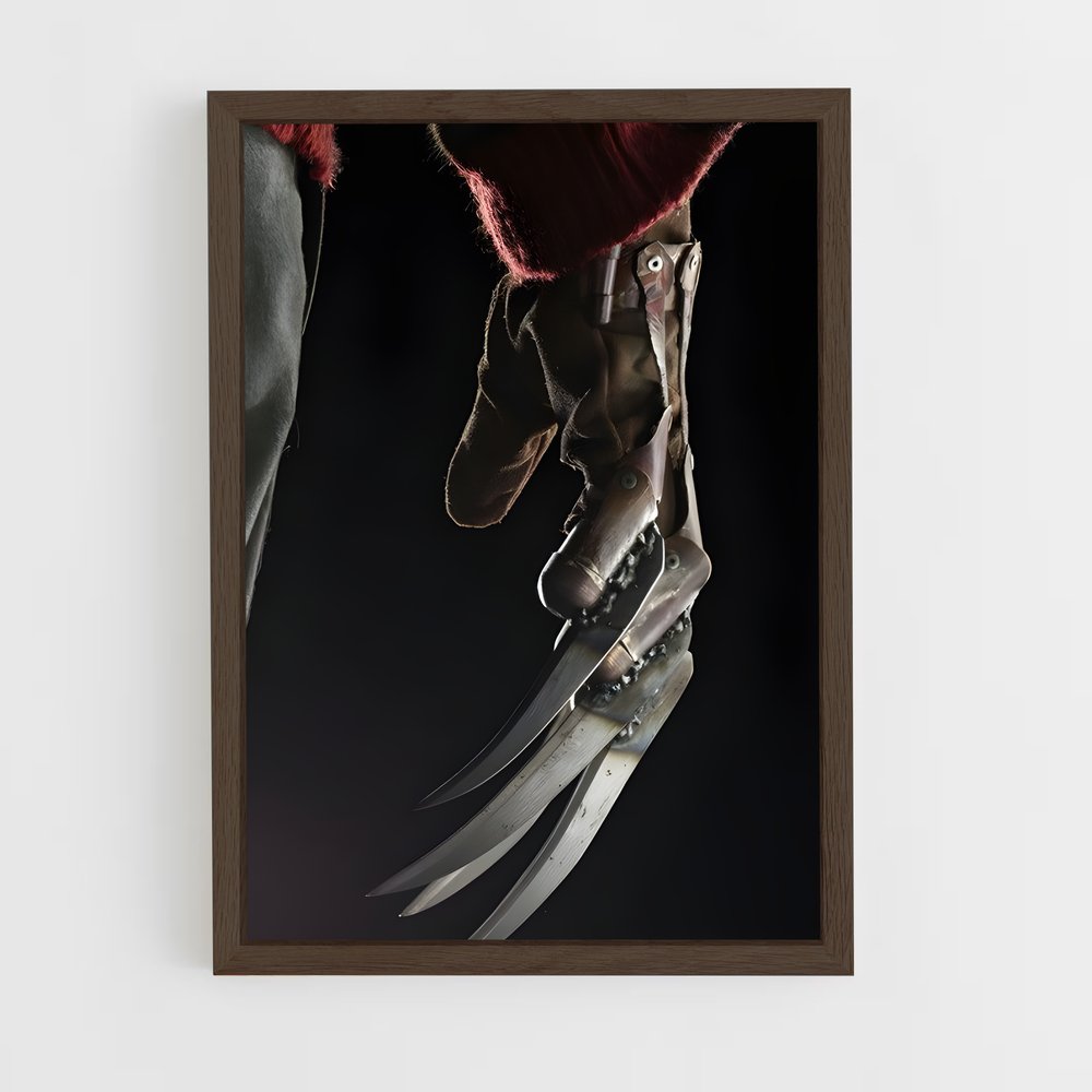 ap-freddy krueger-8 cadre Bois foncé