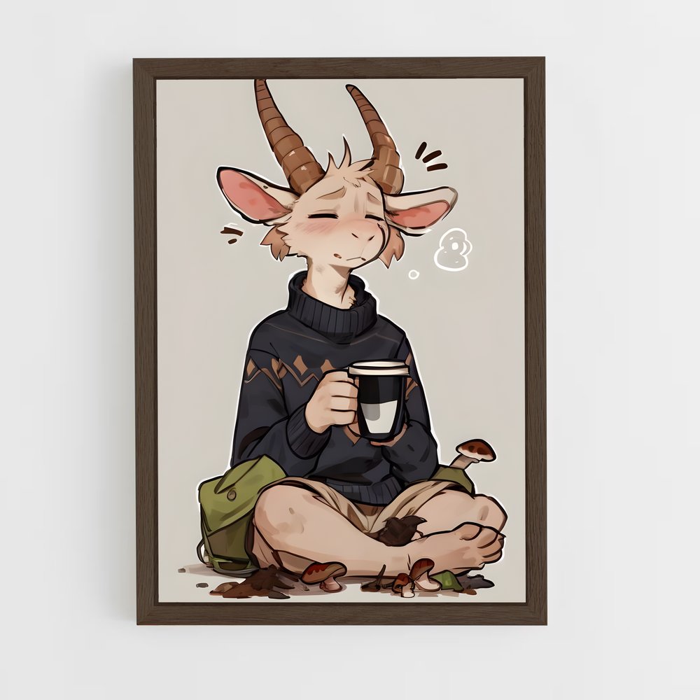 ap-furry fanart-2 cadre Bois foncé