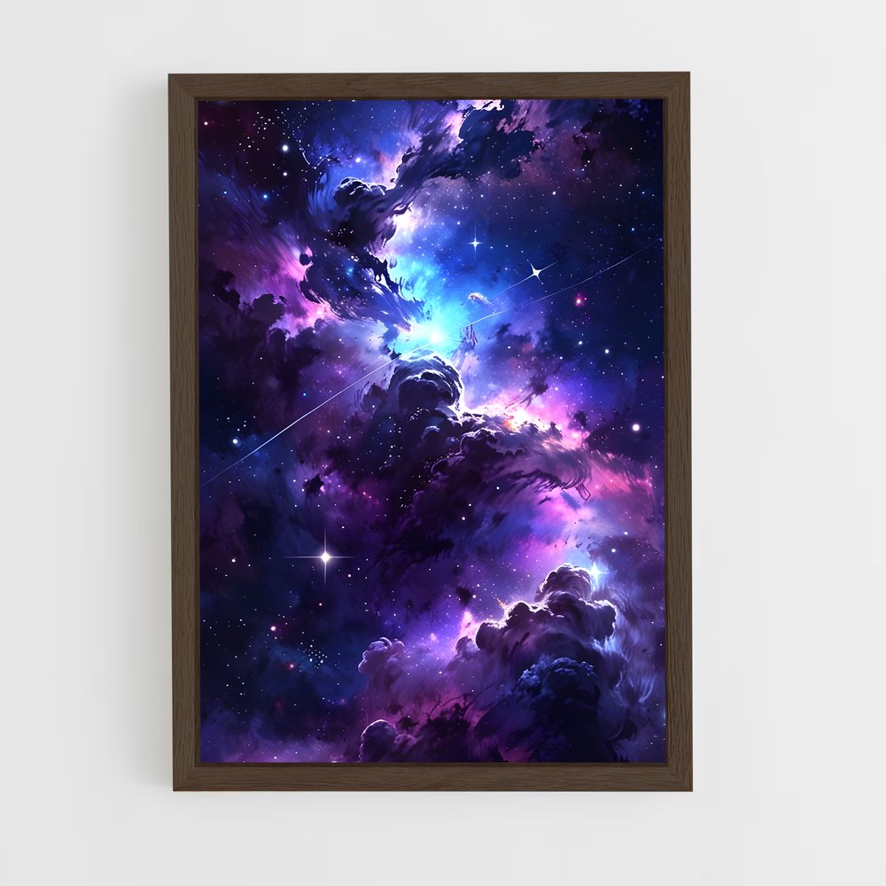 ap-galaxies-9 cadre Bois foncé