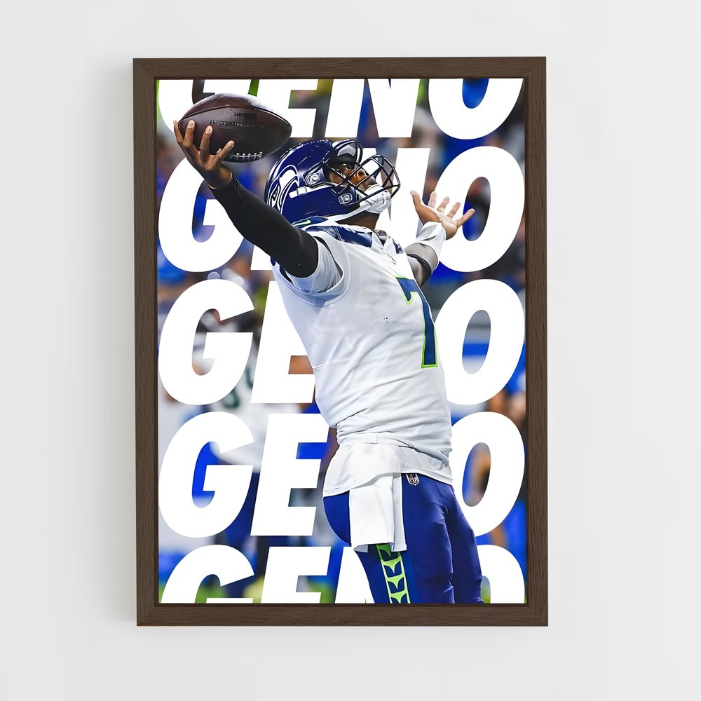 ap-geno smith-1 cadre Bois foncé