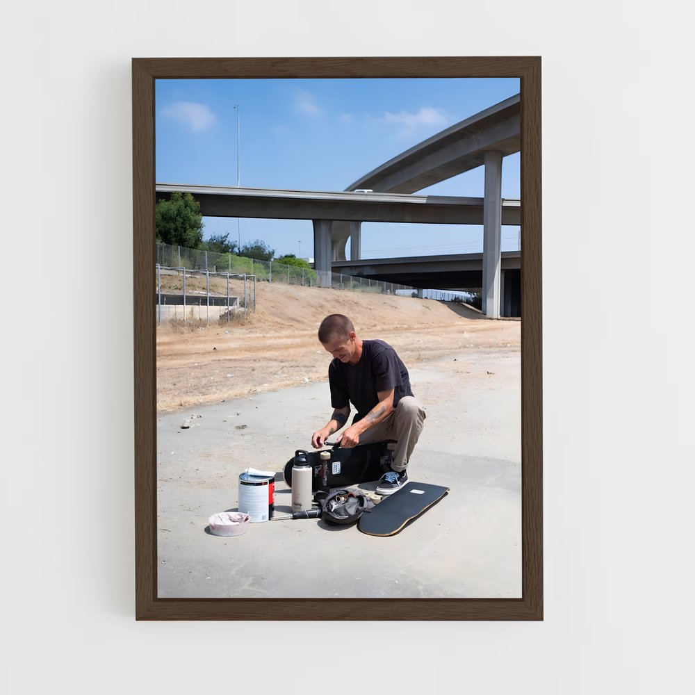 ap-geoff rowley-2 cadre Bois foncé