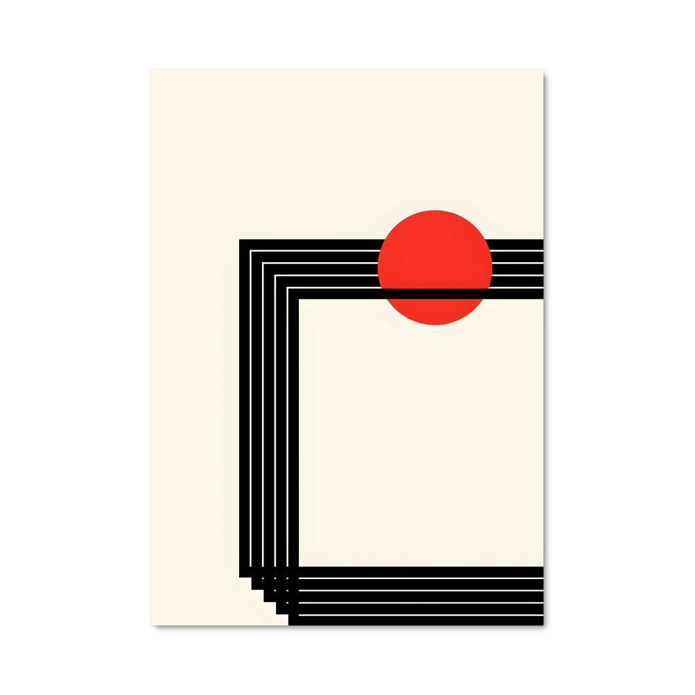 Poster Cercle Carré