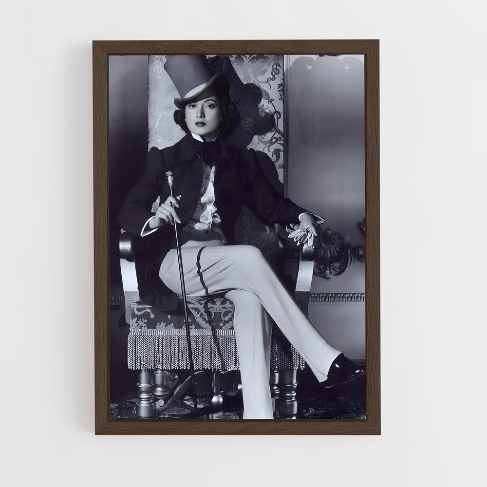 ap-george sand-1 cadre Bois foncé