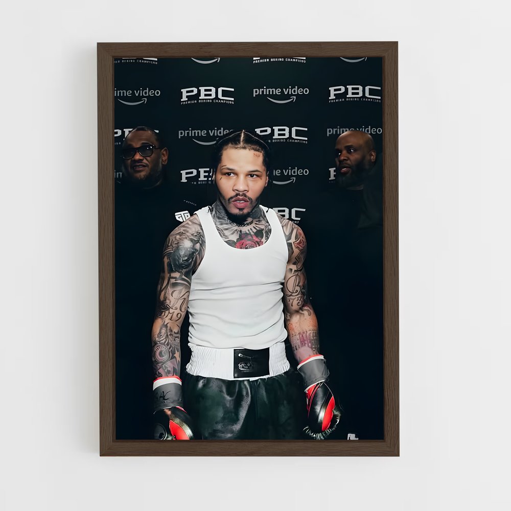 ap-gervonta davis-10 cadre Bois foncé