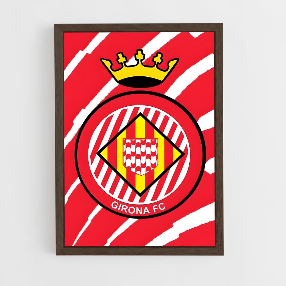 ap-girona fc-13 cadre Bois foncé
