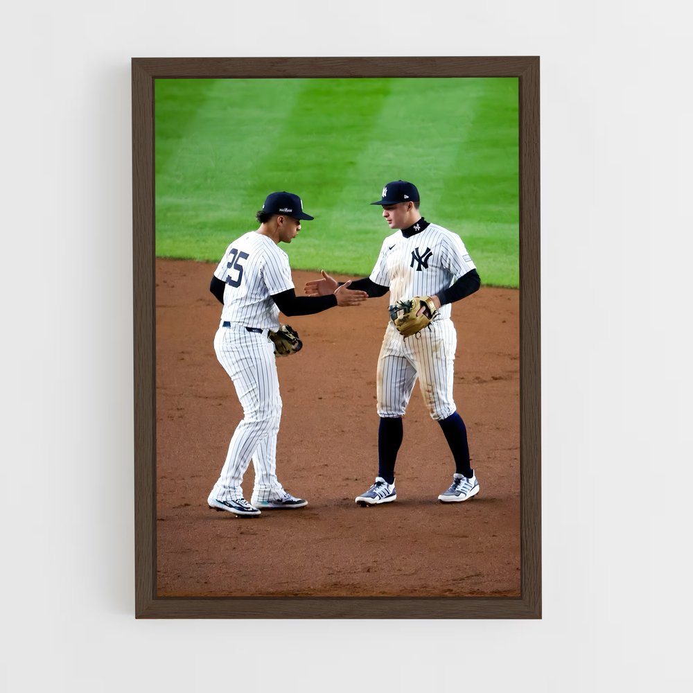 ap-gleyber torres-11 cadre Bois foncé