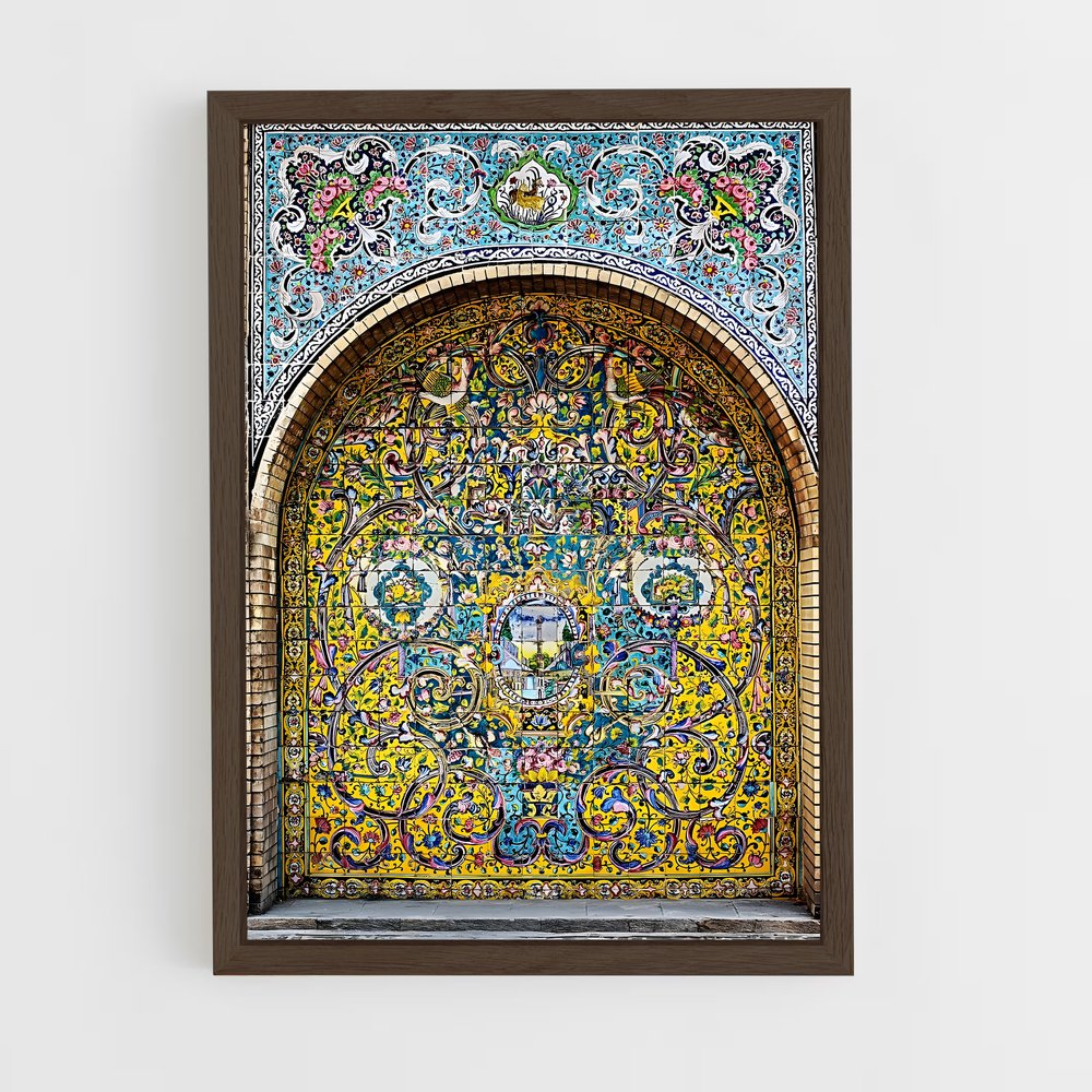 ap-golestan palace-10 cadre Bois foncé
