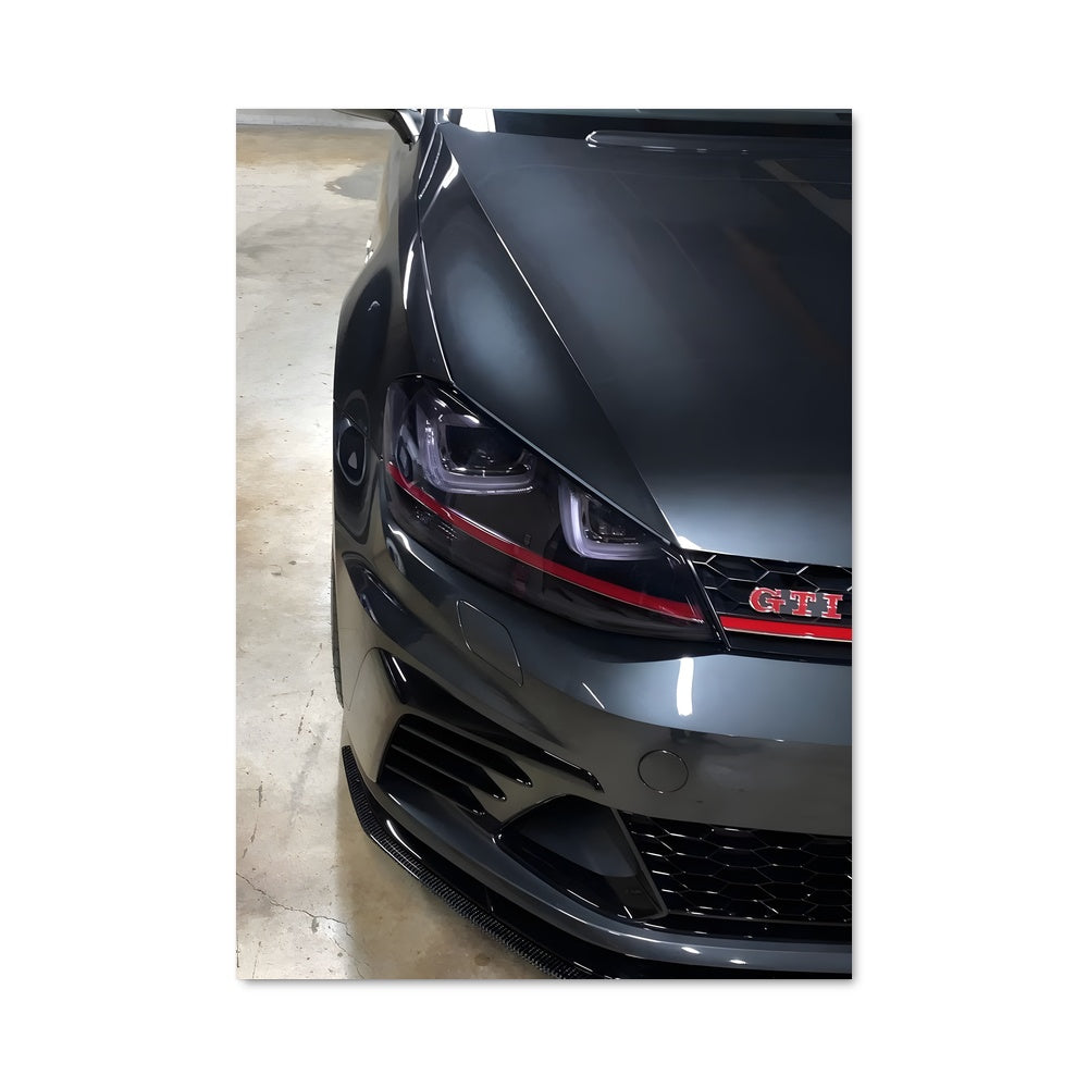 Poster GTI Noir Éblouissant