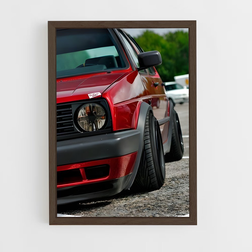 ap-golf gti mk2-4 cadre Bois foncé