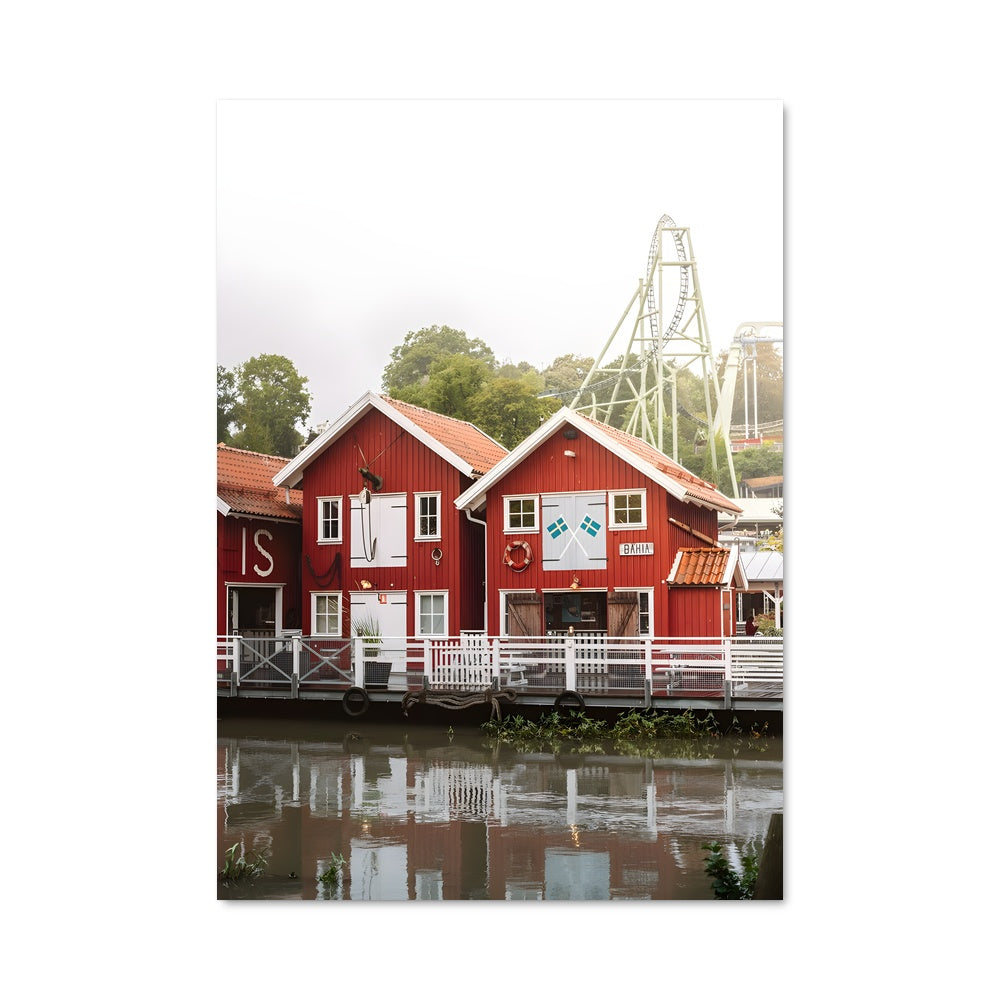 Poster La Maison Rouge et la Grande Roue