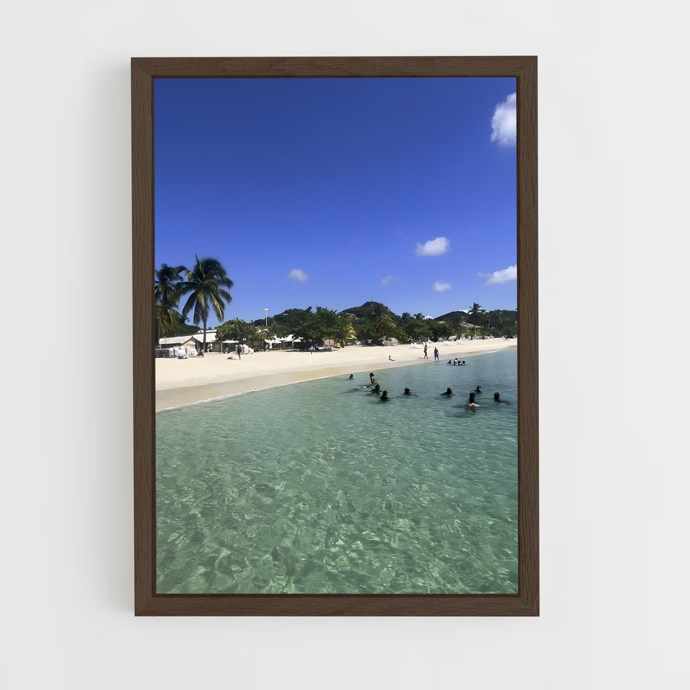ap-grand anse beach-1 cadre Bois foncé