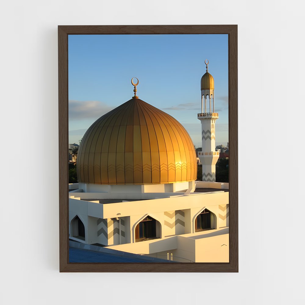 ap-grand friday mosque-1 cadre Bois foncé
