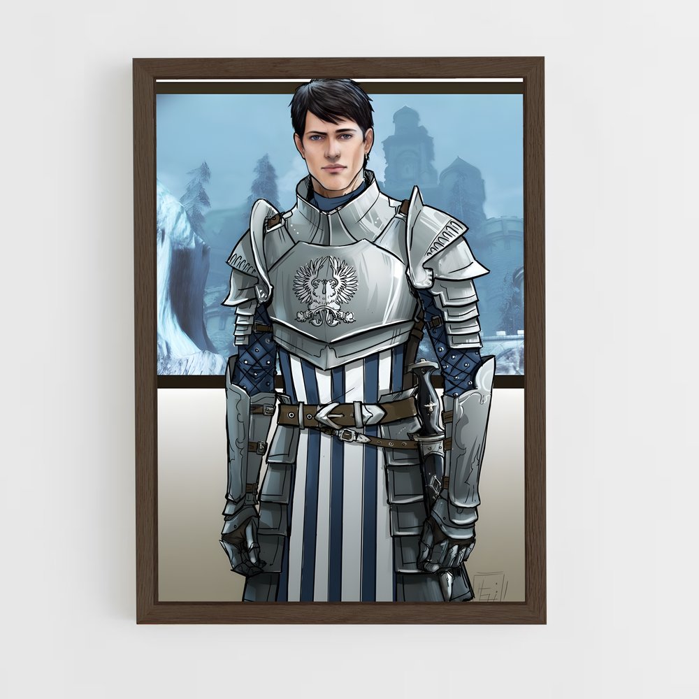 ap-grey warden-1 cadre Bois foncé