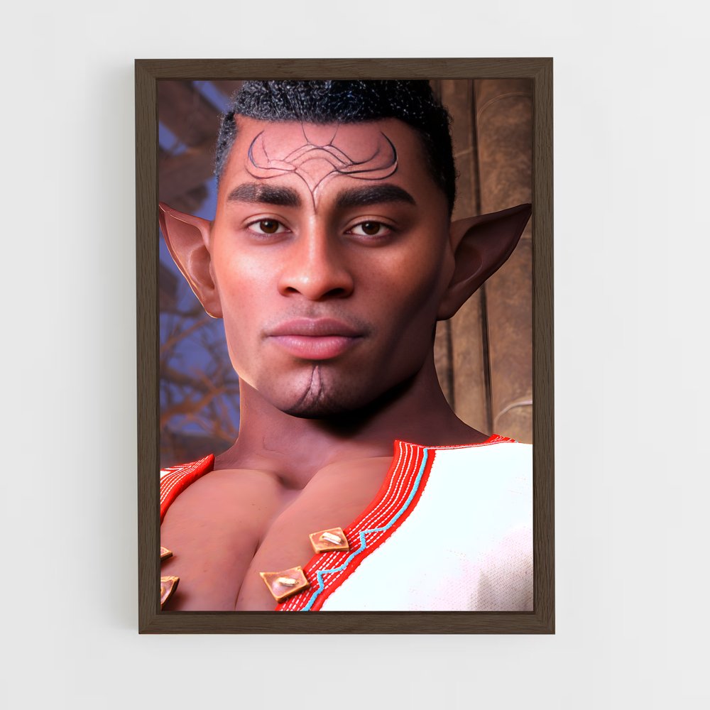 ap-grey warden-3 cadre Bois foncé