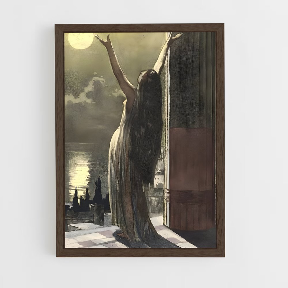 ap-gustave flaubert-5 cadre Bois foncé