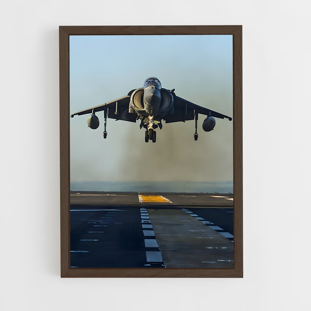 ap-harrier jump jet-3 cadre Bois foncé
