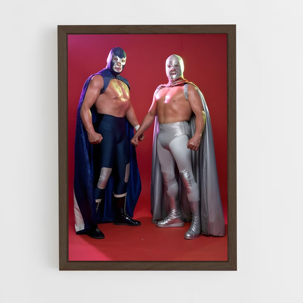 ap-hijo del santo-3 cadre Bois foncé