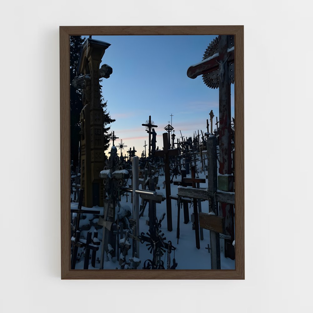 ap-hill of crosses-1 cadre Bois foncé