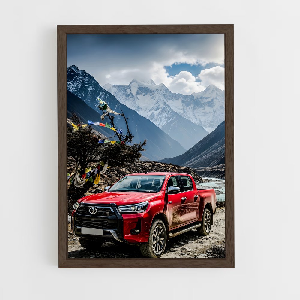 ap-hilux-3 cadre Bois foncé
